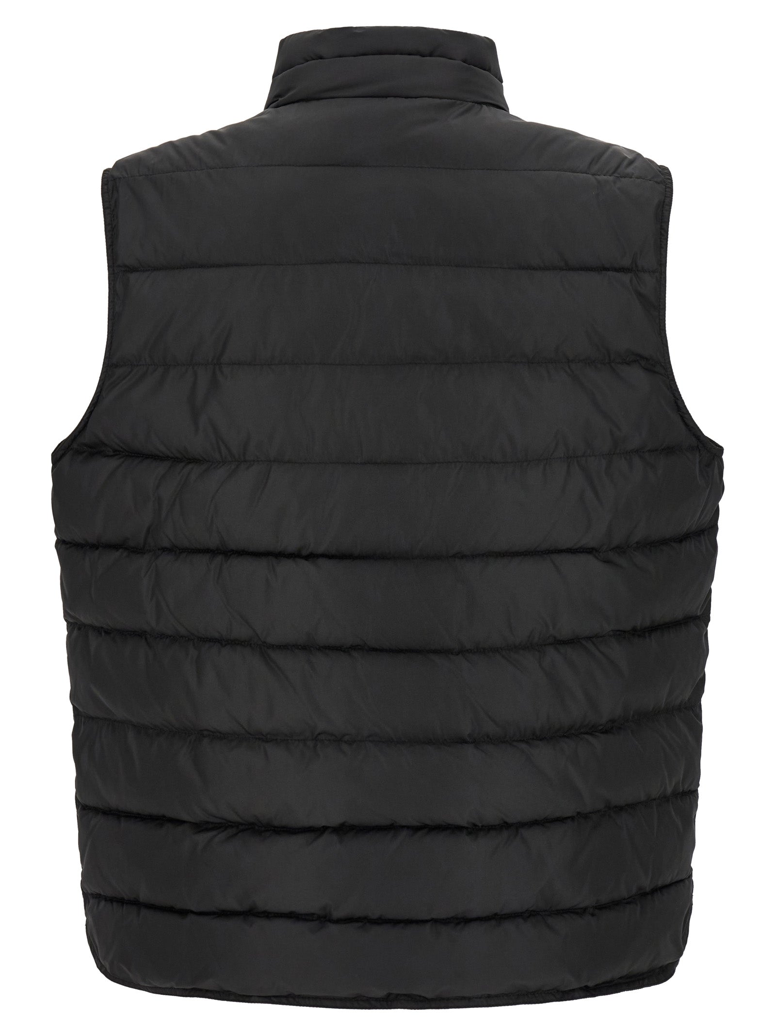 Vest by Dolce & Gabbana for men in polyester black features a stylish silhouette, showcasing distinct pockets and a refined for a truly stylish finish.