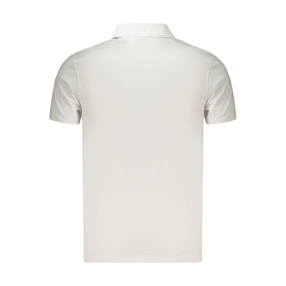 Polo Shirt by Guess Jeans for men in stretch organic cotton white & print presents a crisp silhouette, artfully detailed with a crisp and crisp .