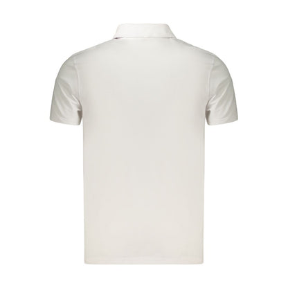 Polo Shirt by Guess Jeans for men in stretch organic cotton white & print presents a crisp silhouette, artfully detailed with a crisp and crisp .