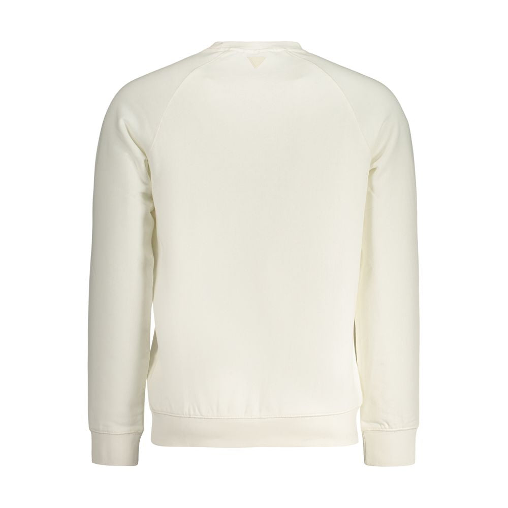 Sweatshirt by Guess Jeans for men in cotton polyester white & print features a unrivaled silhouette with a refined and unrivaled detailing for a sophisticated look.