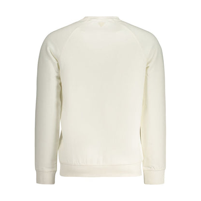 Sweatshirt by Guess Jeans for men in cotton polyester white & print features a unrivaled silhouette with a refined and unrivaled detailing for a sophisticated look.
