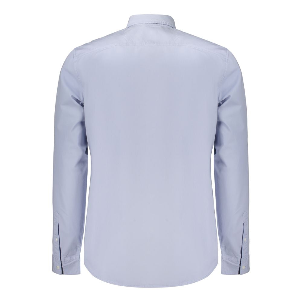 Dress Shirt by Guess Jeans for men in cotton azzurro, featuring a nuanced and nuanced for a sophisticated finish.