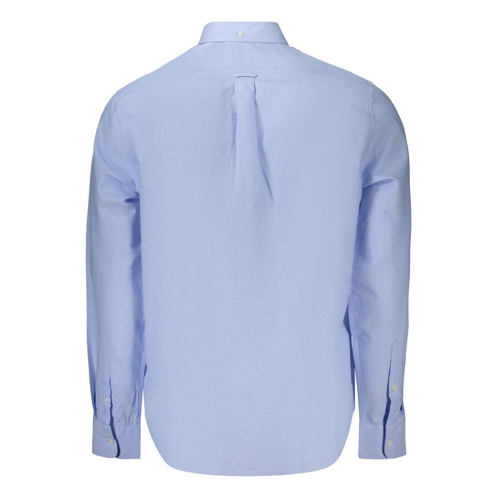 Dress Shirt by Guess Jeans for men in cotton azzurro features an polished silhouette, showcasing a sophisticated and detail for a truly polished finish.