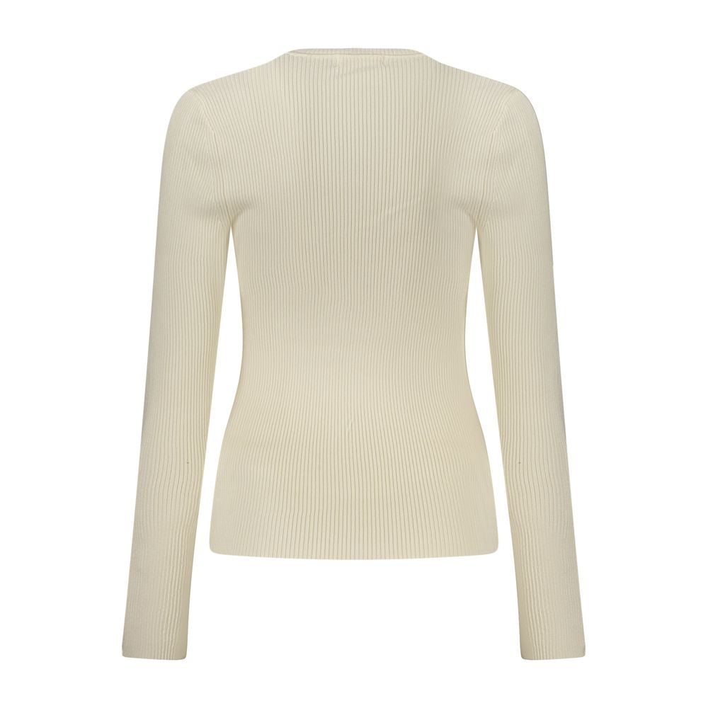 Sweatshirt by Guess Jeans for women in viscose & polyamide white features a unrivaled silhouette with a refined crew neckline and unrivaled detailing for a sophisticated look.