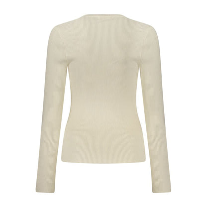 Sweatshirt by Guess Jeans for women in viscose & polyamide white features a unrivaled silhouette with a refined crew neckline and unrivaled detailing for a sophisticated look.
