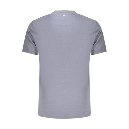 T-Shirt by Guess Jeans for men in cotton polyester blue features an edgy silhouette, meticulously detailed with a sophisticated and for a truly edgy finish.