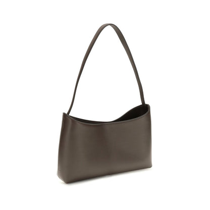 The Row Alma Bos Taurus Calf Leather Shoulder Baguette Bag - Brown