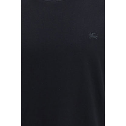 T-Shirt by Burberry for men in cotton black & signature features a plush silhouette, showcasing a sophisticated crew neckline and for a truly plush finish.