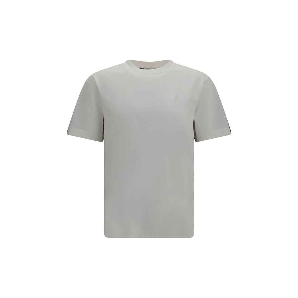 Activewear T-Shirt by Burberry for men in cotton multicolor, jacquard & signature features a dynamic silhouette with and crew neckline enhanced by functional .