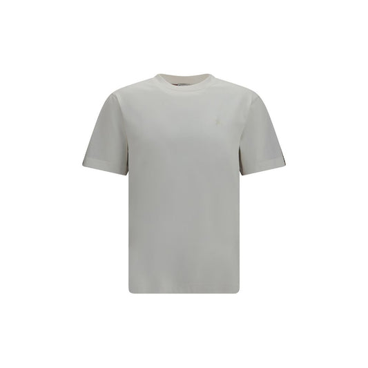 Activewear T-Shirt by Burberry for men in cotton multicolor, jacquard & signature features a dynamic silhouette with and crew neckline enhanced by functional .