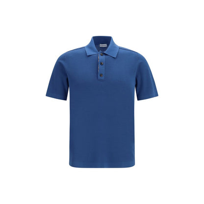 This Polo Shirt by Burberry for men in wool blue & monogram presents a flawless silhouette, showcasing flawless detailing and a refined for a truly flawless aesthetic.