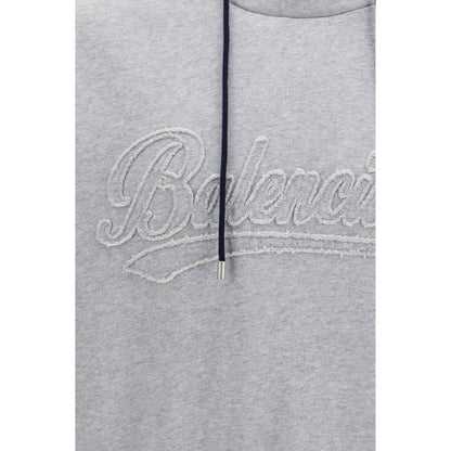 Sweatshirt Hoodie by Balenciaga for men in cotton multicolor features an avant-garde silhouette, showcasing a sophisticated and detail for a truly avant-garde finish.