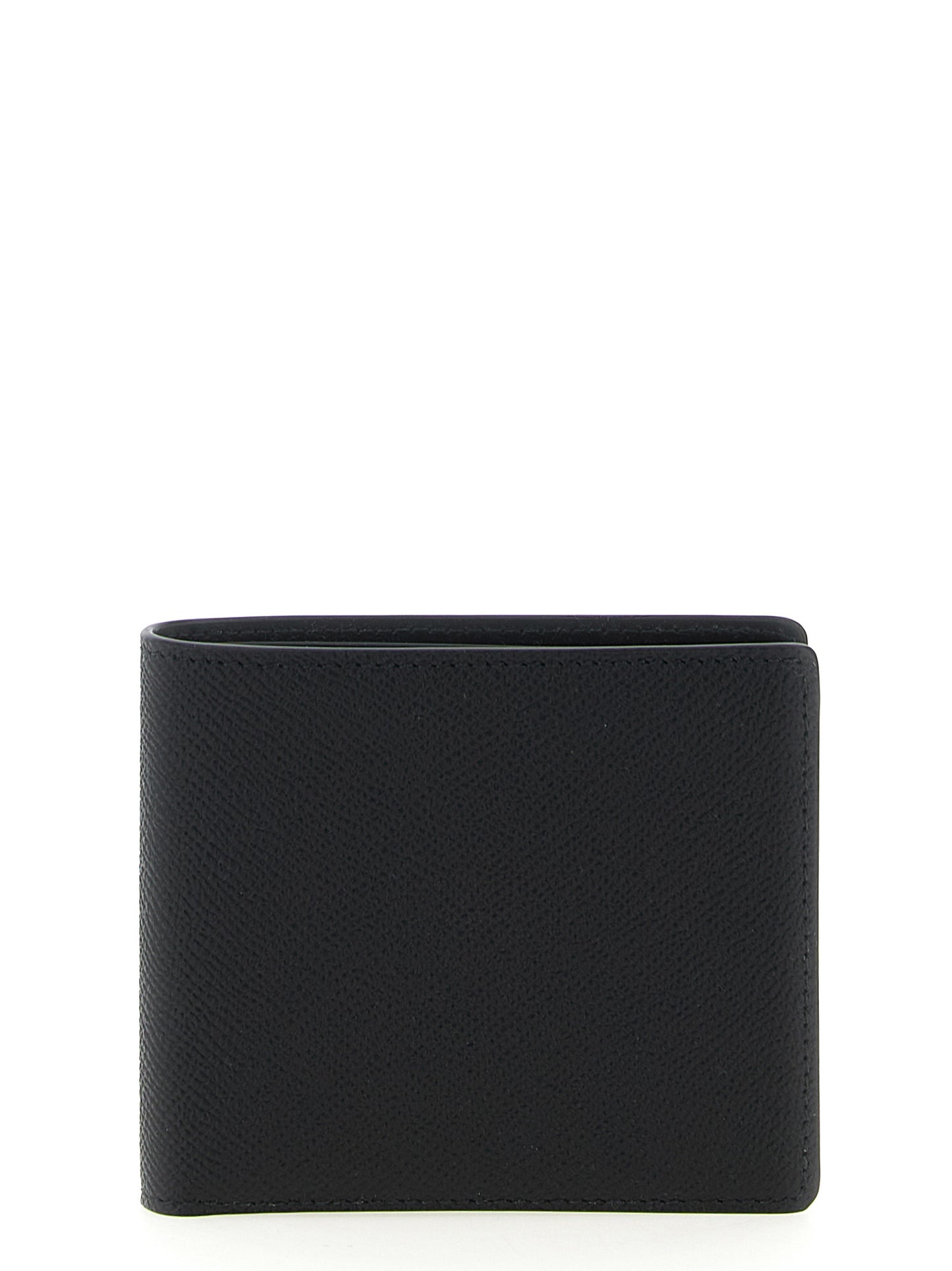 Cardholder Wallet by Maison Margiela for men in leather black presents a architectural silhouette from the Leather Cardholder Wallet collection, showcasing architectural card-organization for a architectural finish.