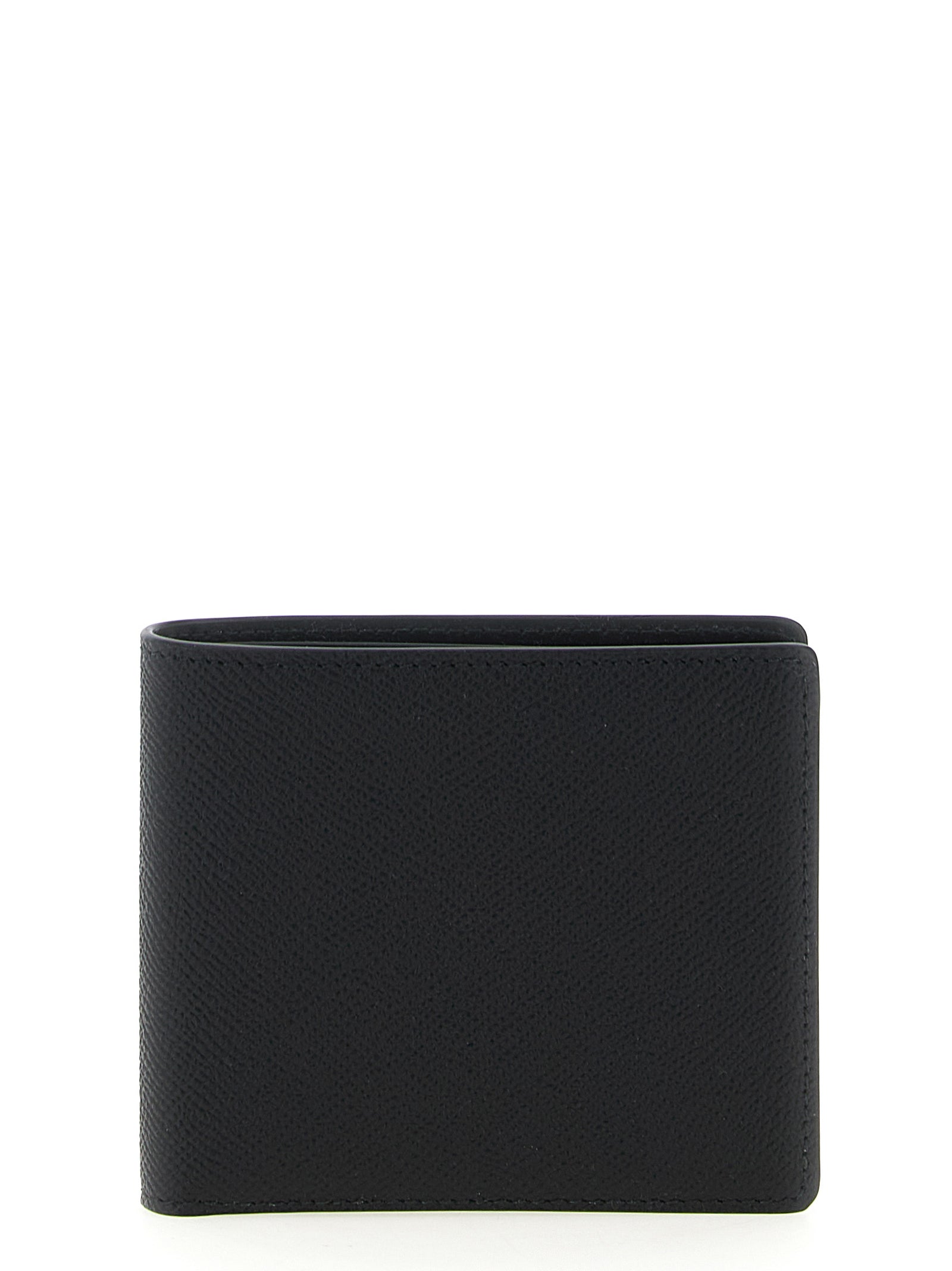 Cardholder Wallet by Maison Margiela for men in leather black presents a architectural silhouette from the Leather Cardholder Wallet collection, showcasing architectural card-organization for a architectural finish.