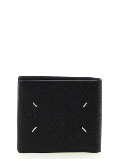 Cardholder Wallet by Maison Margiela for men in leather black presents a refined silhouette, artfully capturing the essence of the Leather Cardholder Wallet design with sophisticated card-organization for a refined look.