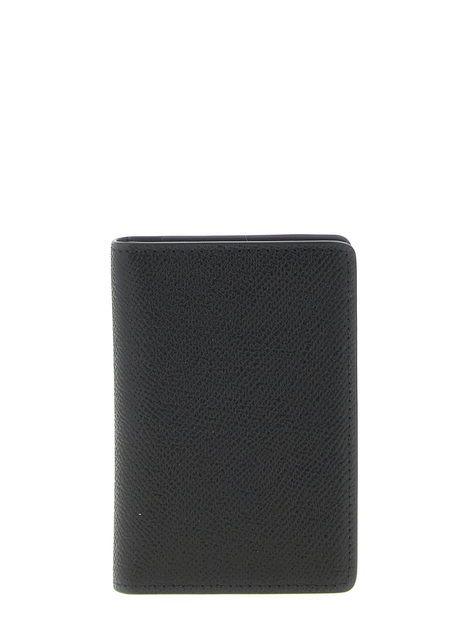 Cardholder Card Case by Maison Margiela for unisex in calfskin leather black features a distinguished silhouette, showcasing the distinguished design of the Calfskin Leather Cardholder Card Case with refined card-organization.
