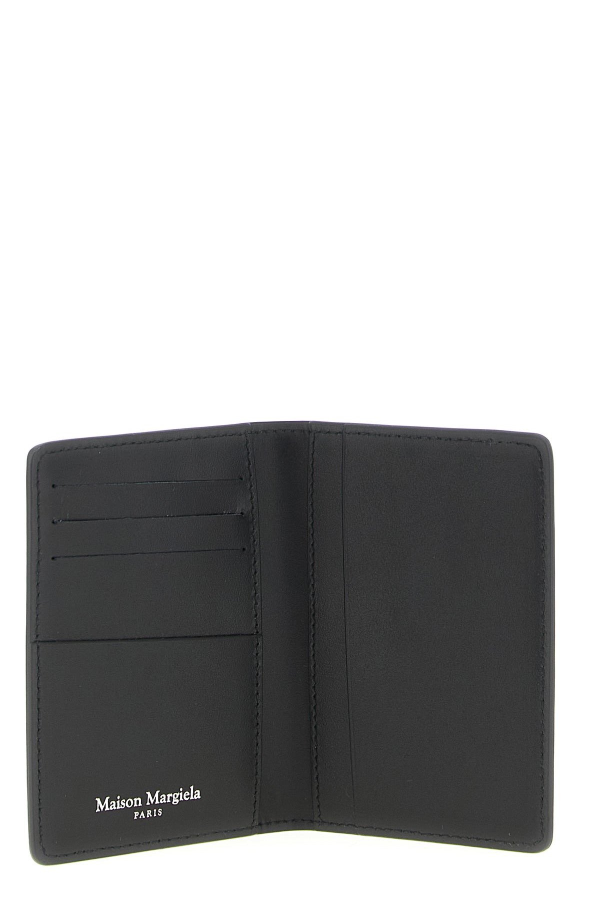 Cardholder Card Case by Maison Margiela for unisex in calfskin leather black showcases a couture-grade silhouette from the Calfskin Leather Cardholder Card Case collection, highlighting functional card-organization for a couture-grade finish.