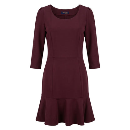 Trussardi Jeans Red Viscose Women Dress