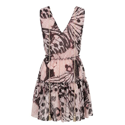 Trussardi Jeans Pink Polyester Women Dress