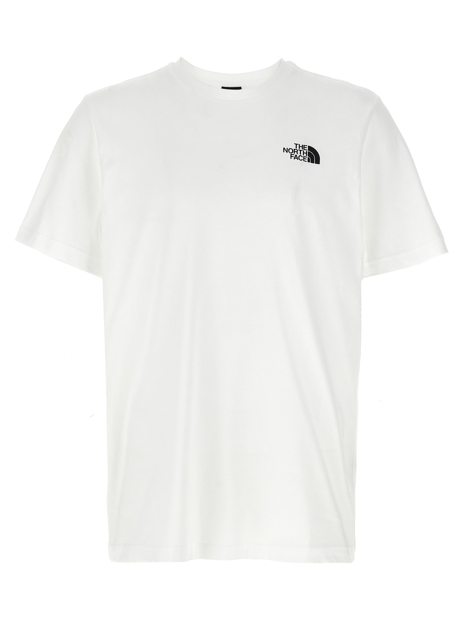 T-Shirt by The North Face for men in cotton bicolour, black, white & print showcases a dramatic silhouette, elegantly detailed with a dramatic crew neckline and short-sleeve for a truly dramatic finish.