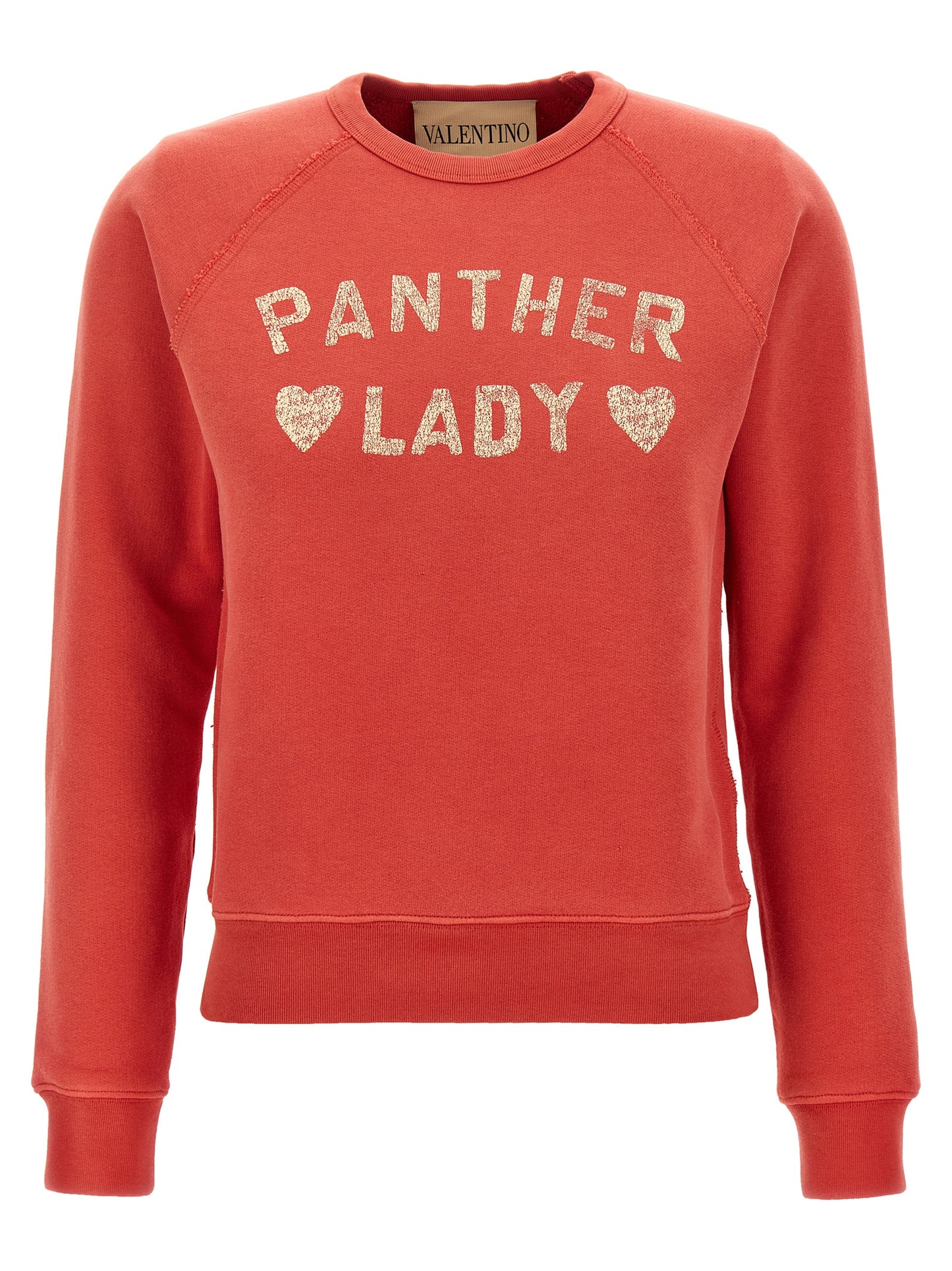 Sweatshirt by Valentino Garavani for women in cotton multicolor, red & print features an magnificent silhouette, showcasing a sophisticated crew neckline and detail for a truly magnificent finish.