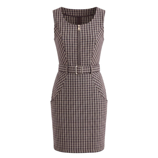 Trussardi Jeans Black Cotton Women Dress