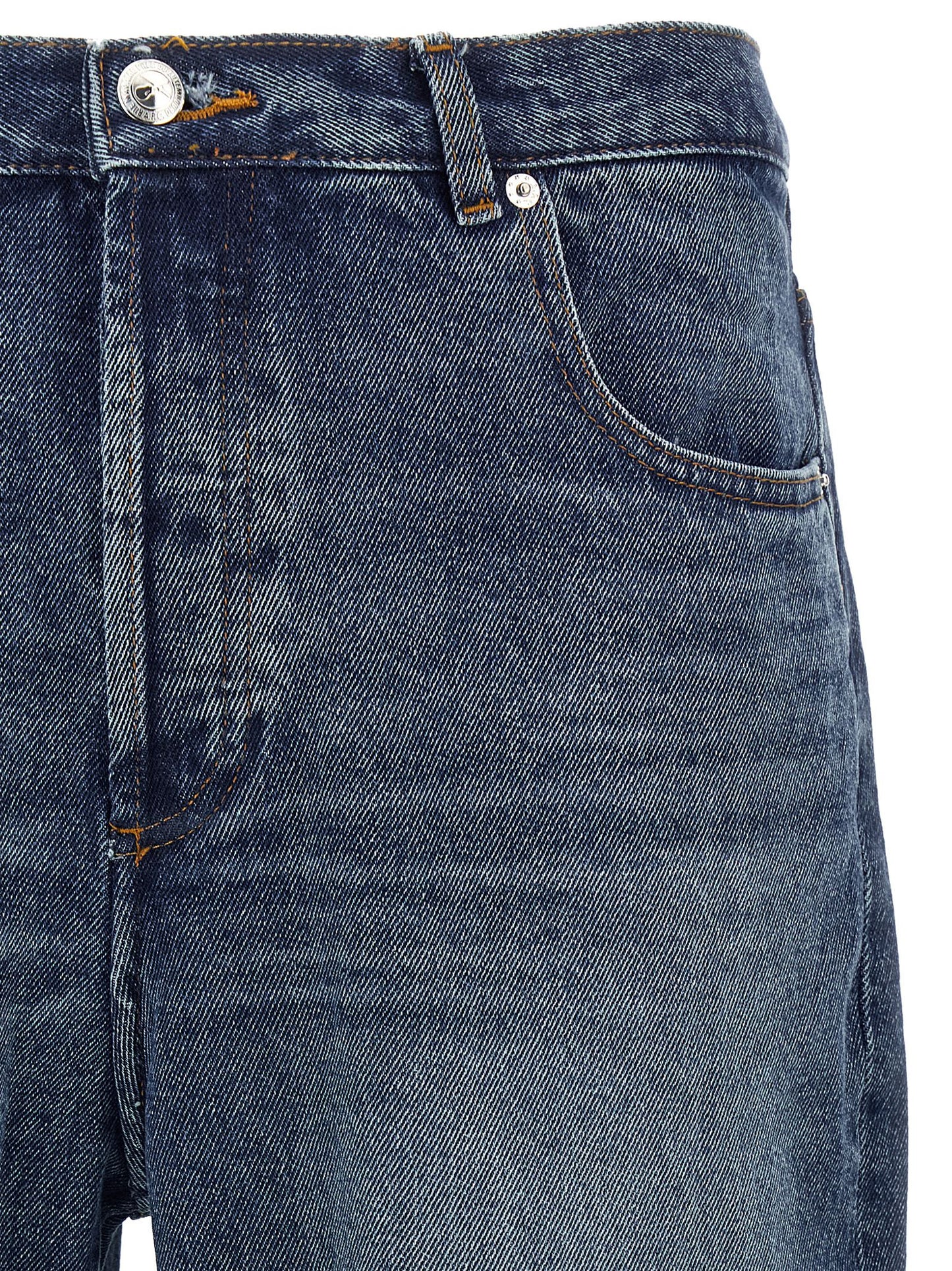 Jeans by A.P.C. for men in denim cotton blue & silver presents a refined pantology silhouette, artfully defined by a refined pantology straight-leg, long, and a sophisticated .