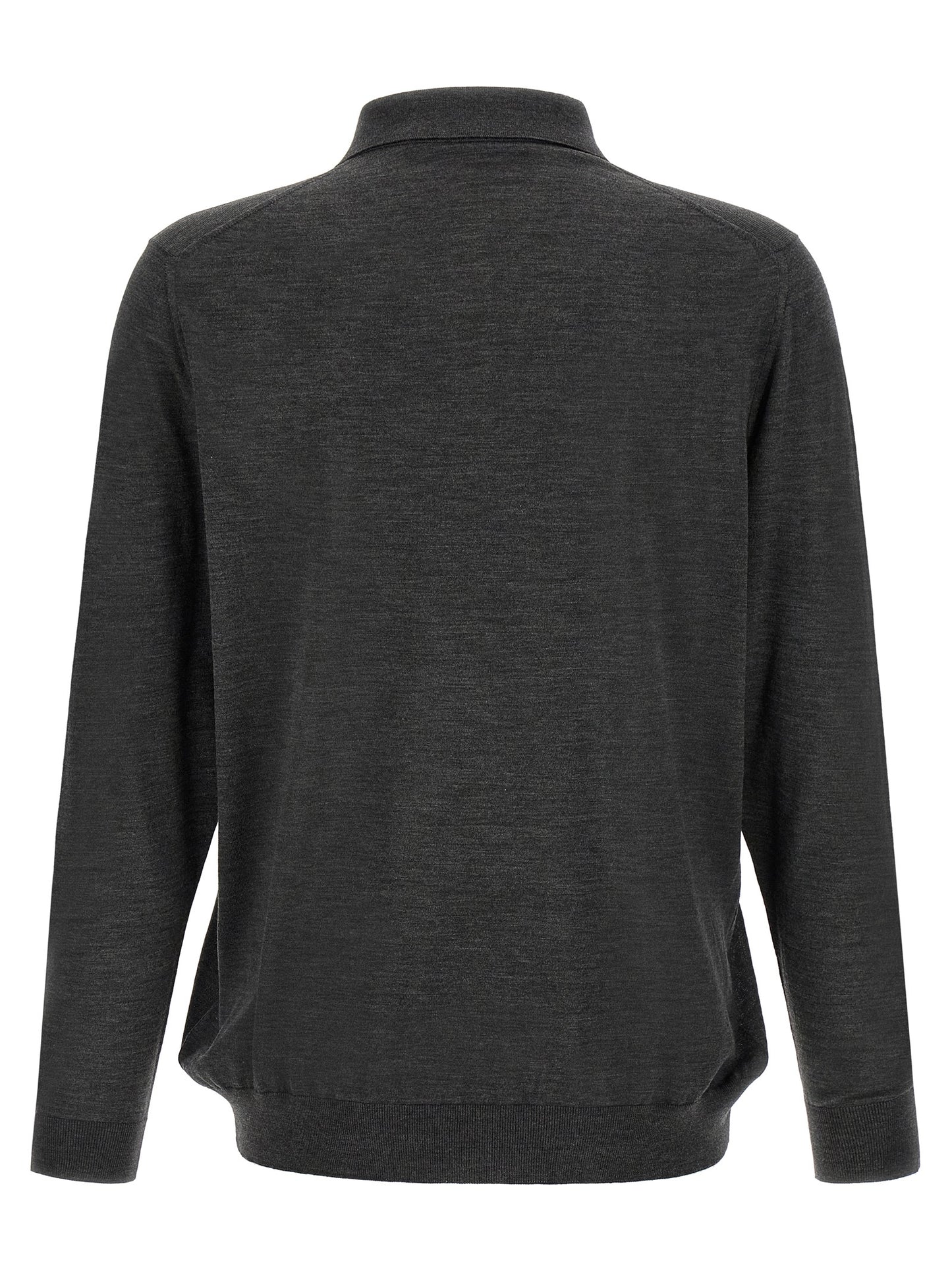 Polo Shirt by Kiton for men in wool dark-gray & red showcases a enviable silhouette, featuring a refined and for a enviable finish.
