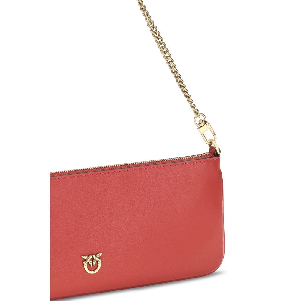 Wallet by PINKO for women in polyurethane & bos taurus calf leather gold, multicolor & signature presents a streamlined silhouette, showcasing the sophisticated design of the Love Birds Polyurethane & Bos Taurus Calf Leather Wallet collection with functional bifold.