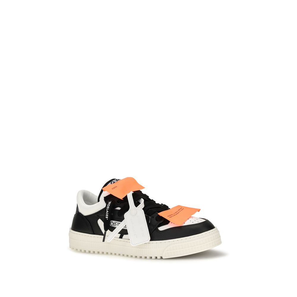 Sneakers by Off-White for men in polyester & bos taurus calf leather multicolor, white & signature presents a impeccable silhouette as Men's Low Top Polyester & Bos Taurus Calf Leather Sneakers, expertly defined by a impeccable low-top style for a impeccable, high-fashion look.
