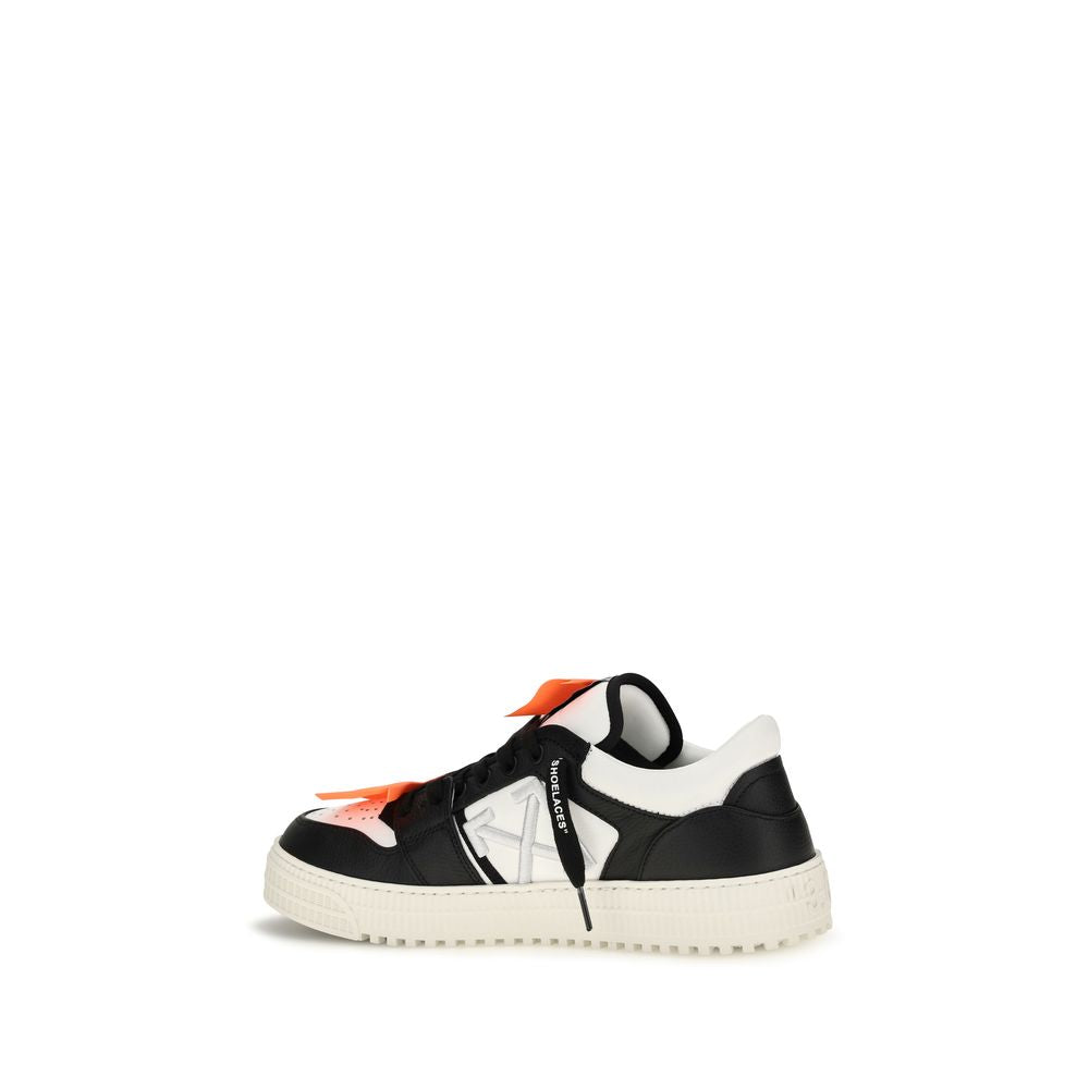 Sneakers by Off-White for men in polyester & bos taurus calf leather multicolor, white & signature presents a on trend silhouette from the Men's Low Top Polyester & Bos Taurus Calf Leather Sneakers collection, showcasing a on trend low-top style for an elevated aesthetic.