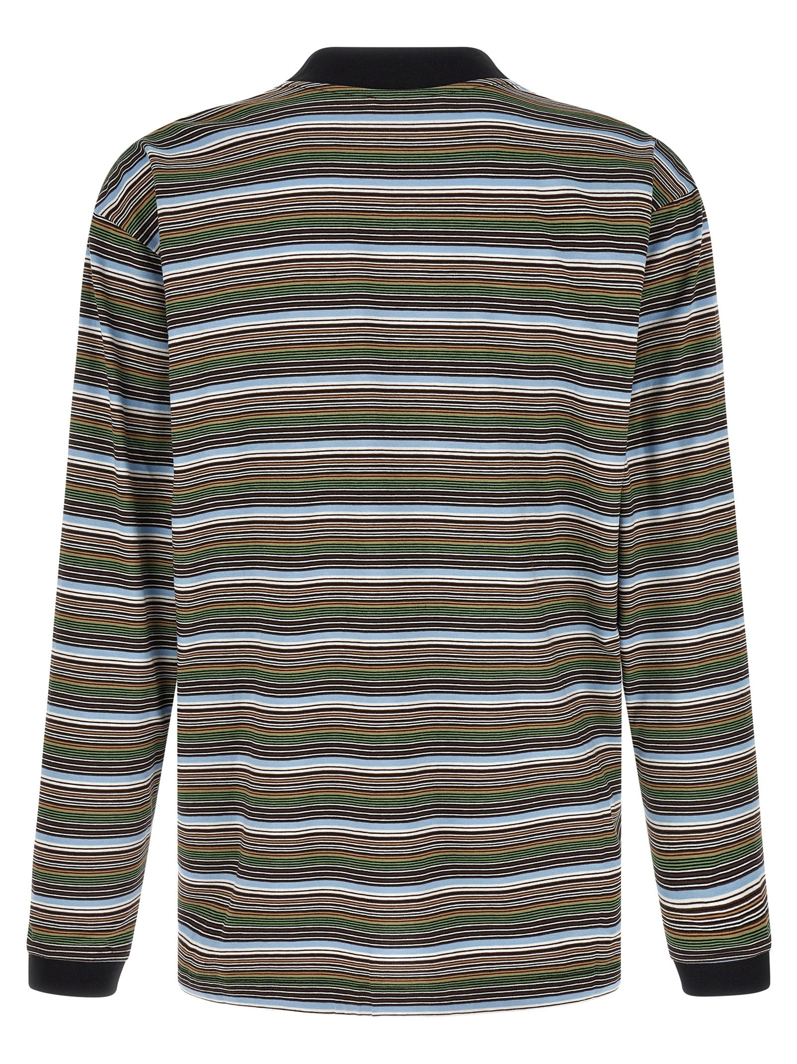 T-Shirt by Marni for men in cotton multicolor, patterned & striped features a plush silhouette, showcasing a sophisticated mock neckline and for a truly plush finish.