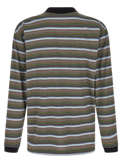 T-Shirt by Marni for men in cotton multicolor, patterned & striped features a plush silhouette, showcasing a sophisticated mock neckline and for a truly plush finish.