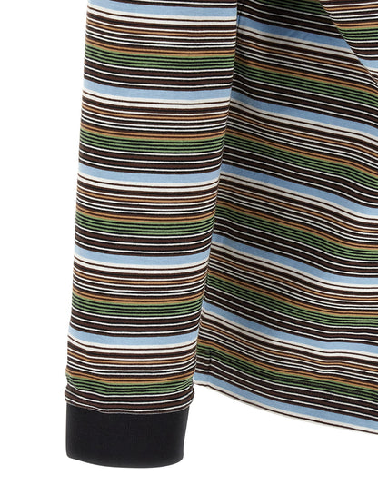 T-Shirt by Marni for men in cotton multicolor, patterned & striped features an edgy silhouette, meticulously detailed with a sophisticated and for a truly edgy finish.