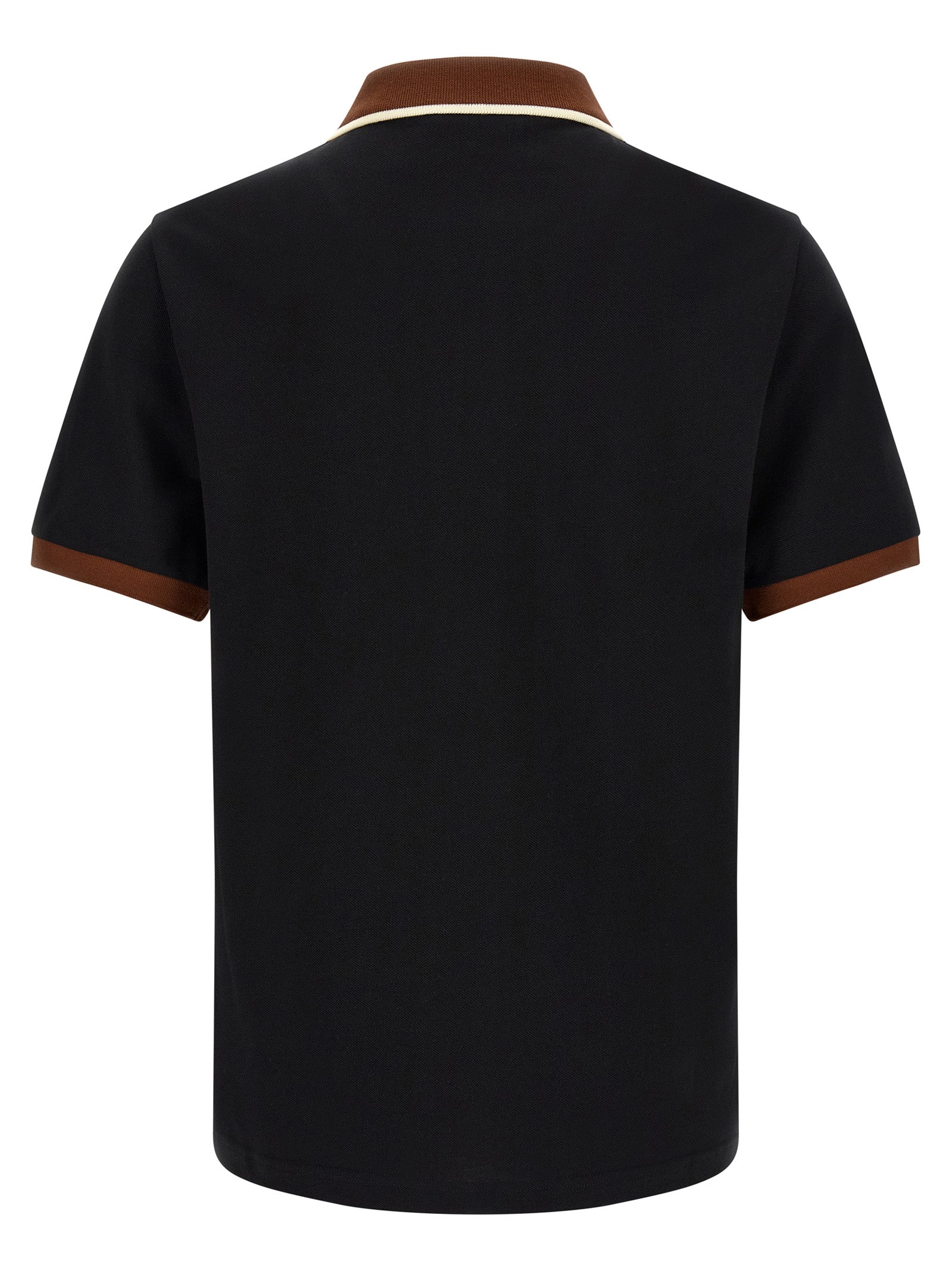 This Polo Shirt by Marni for men in cotton black, brown & white presents a flawless silhouette, showcasing flawless detailing and a refined for a truly flawless aesthetic.