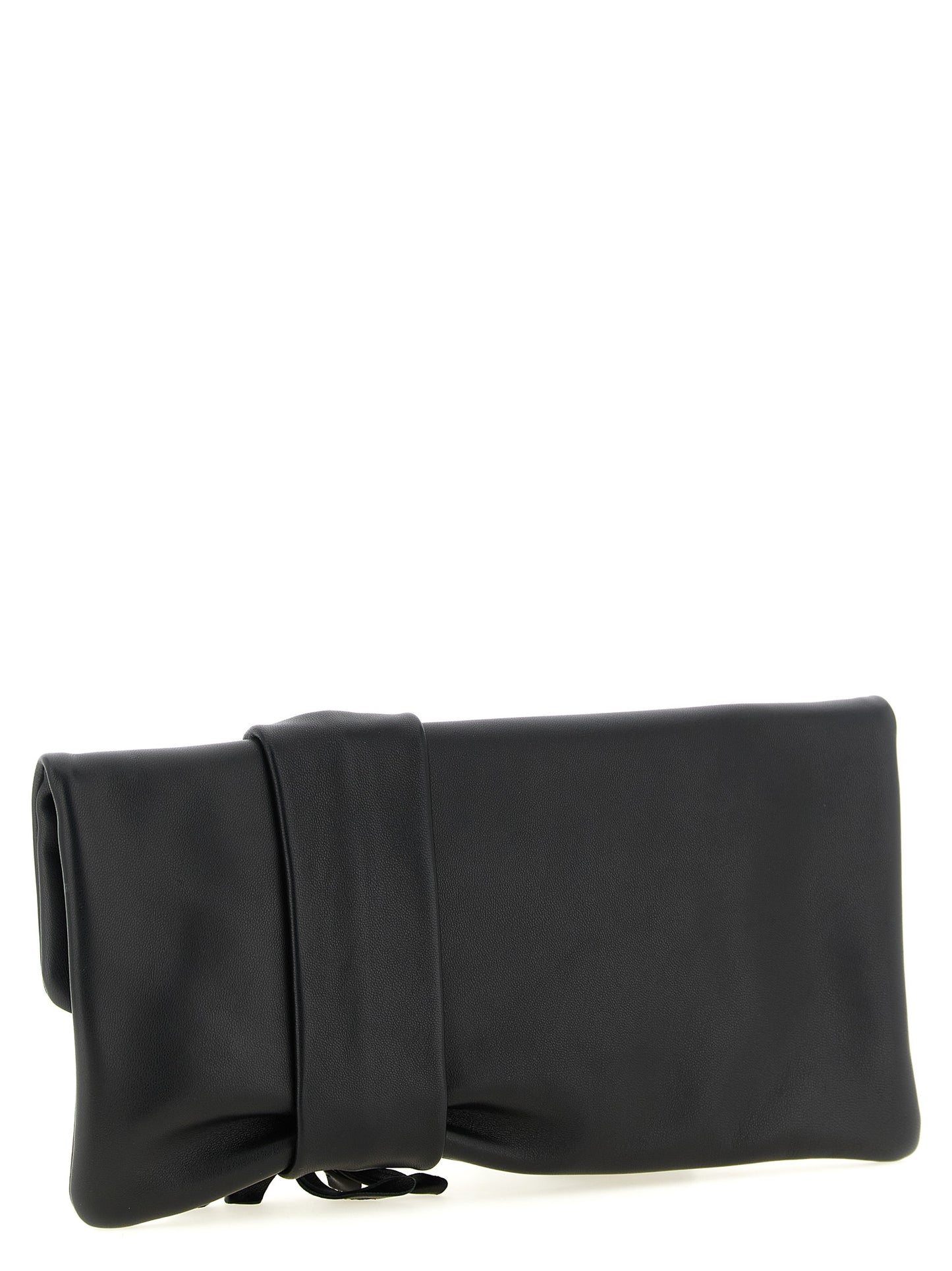 Evening Clutch Handbag by Jimmy Choo for women in lamb leather & satin black, gold, pink & floral showcases a sculptural silhouette, featuring a secure , ample , and versatile for a sculptural finish.
