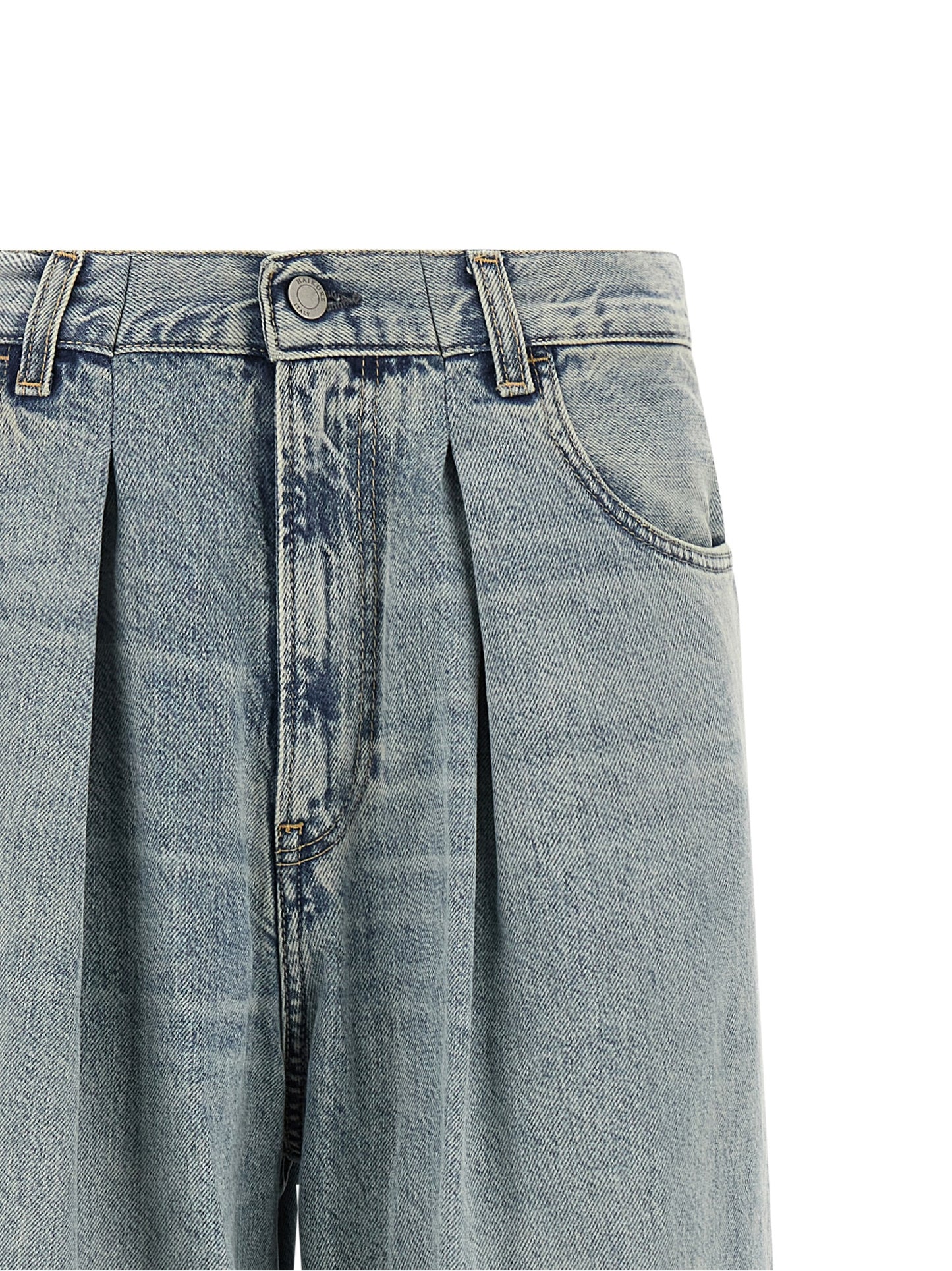 Jeans by Haikure for women in stretch lyocell denim cotton light-blue features an sophisticated and wide with a precise long, creating a sophisticated and sophisticated silhouette.