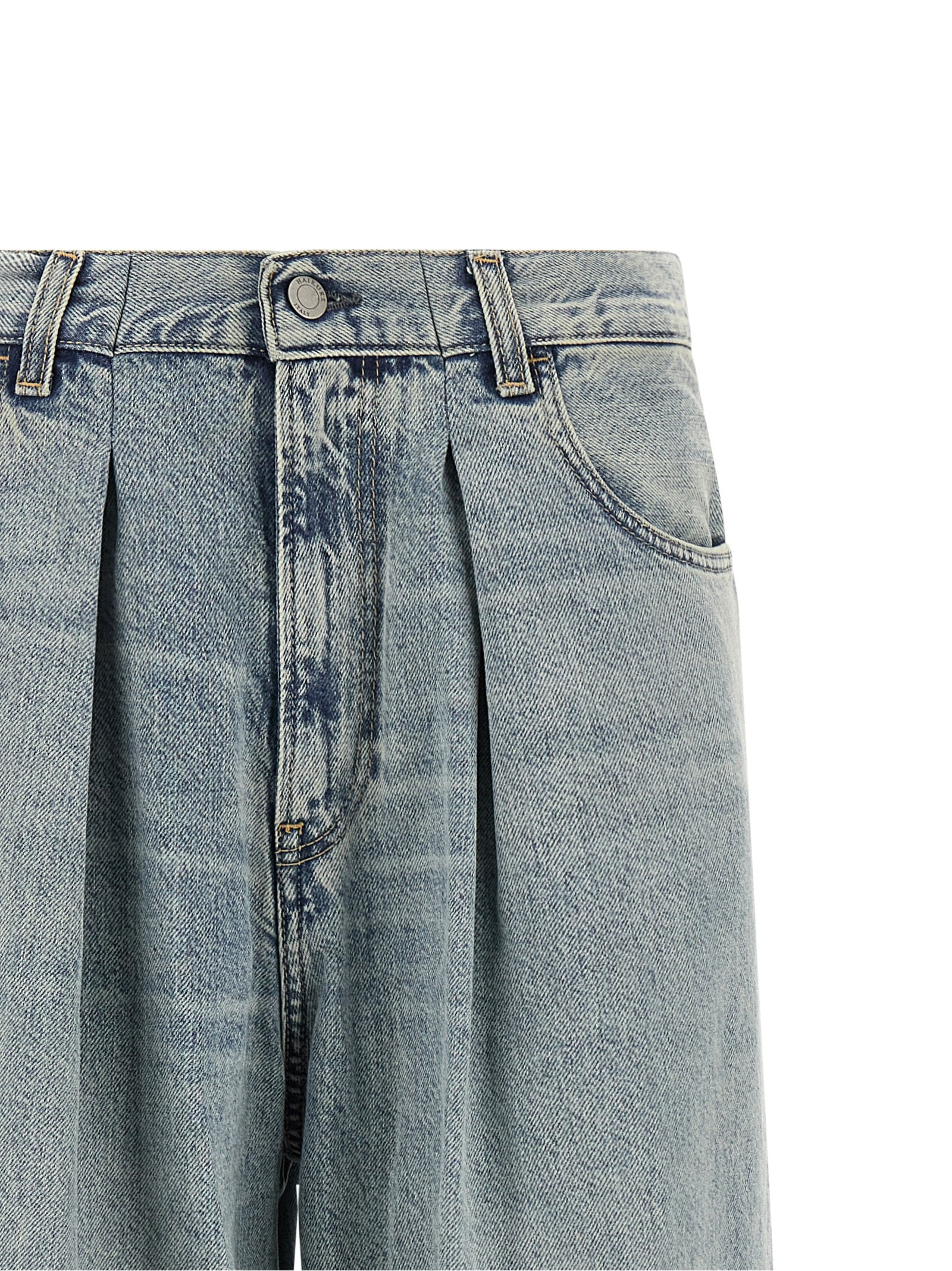Jeans by Haikure for women in stretch lyocell denim cotton light-blue features an sophisticated and wide with a precise long, creating a sophisticated and sophisticated silhouette.