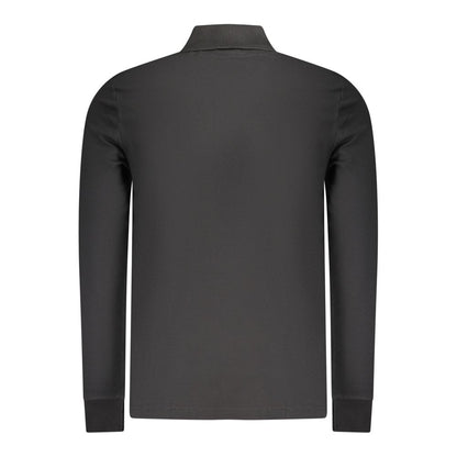 This Polo Shirt by Hugo Boss for men in stretch cotton black presents a flawless silhouette, showcasing flawless detailing and a refined for a truly flawless aesthetic.