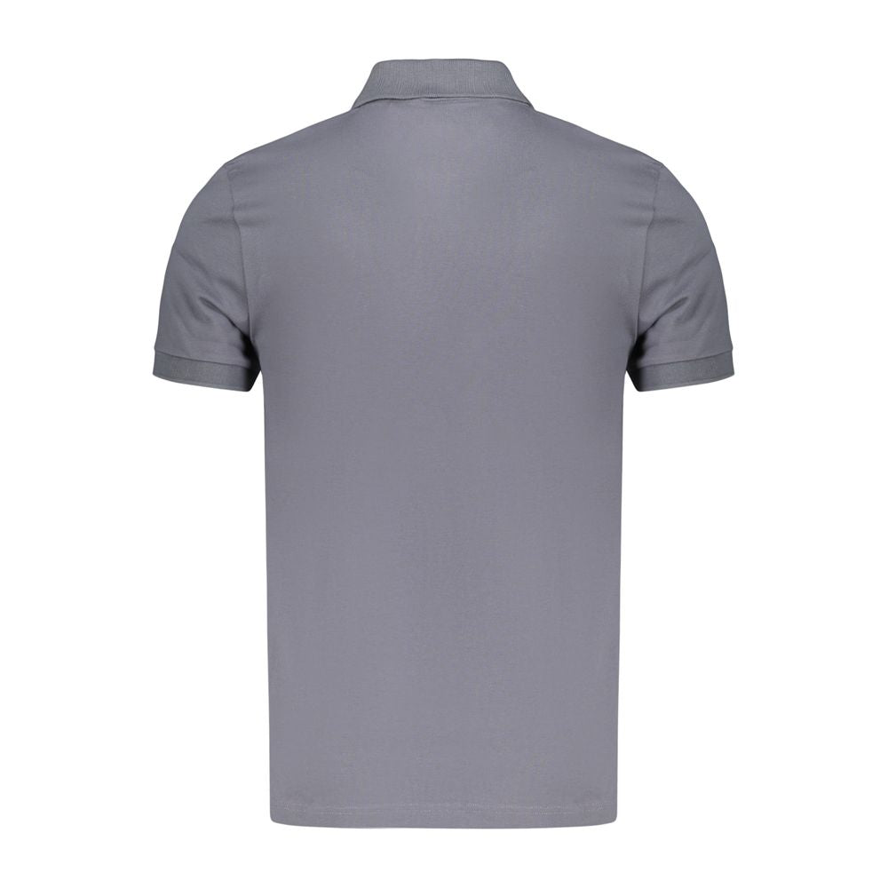 Polo Shirt by Hugo Boss for men in stretch cotton blue features a eye catching silhouette, showcasing a refined and for a eye catching finish.