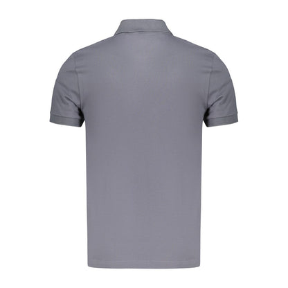Polo Shirt by Hugo Boss for men in stretch cotton blue features a eye catching silhouette, showcasing a refined and for a eye catching finish.