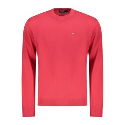 Sweatshirt by Napapijri for men in cotton red features a unrivaled silhouette with a refined crew neckline and unrivaled detailing for a sophisticated look.