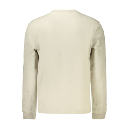 Sweatshirt by Hugo Boss for men in stretch polyamide cotton beige features an magnificent silhouette, showcasing a sophisticated and detail for a truly magnificent finish.