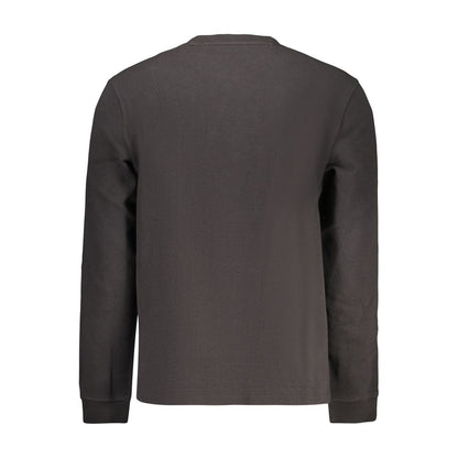 Sweatshirt by Hugo Boss for men in stretch polyamide cotton black features an magnificent silhouette, showcasing a sophisticated and detail for a truly magnificent finish.