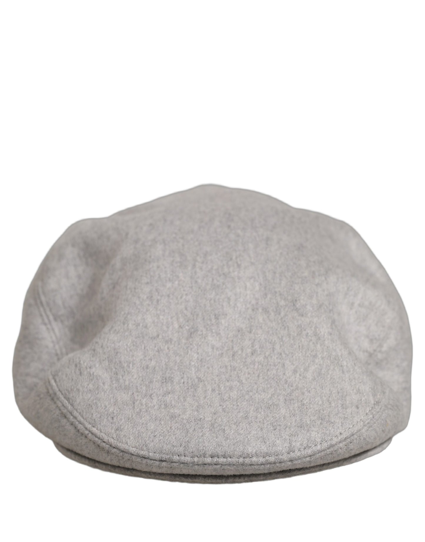 Dolce & Gabbana Men Light Grey Cashmere Newsboy Cabbie Cap Hat
