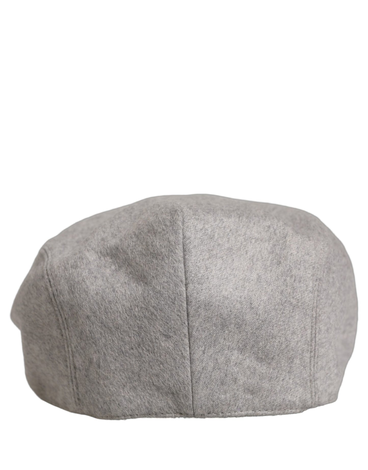 Dolce & Gabbana Men Light Grey Cashmere Newsboy Cabbie Cap Hat