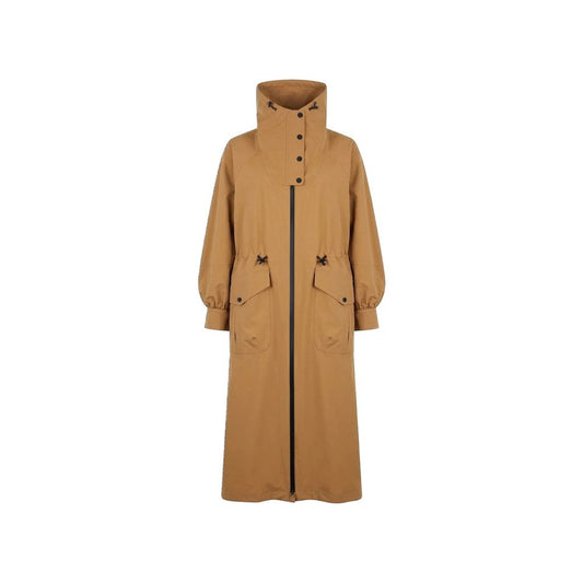 Herno Brown Polyester Coat