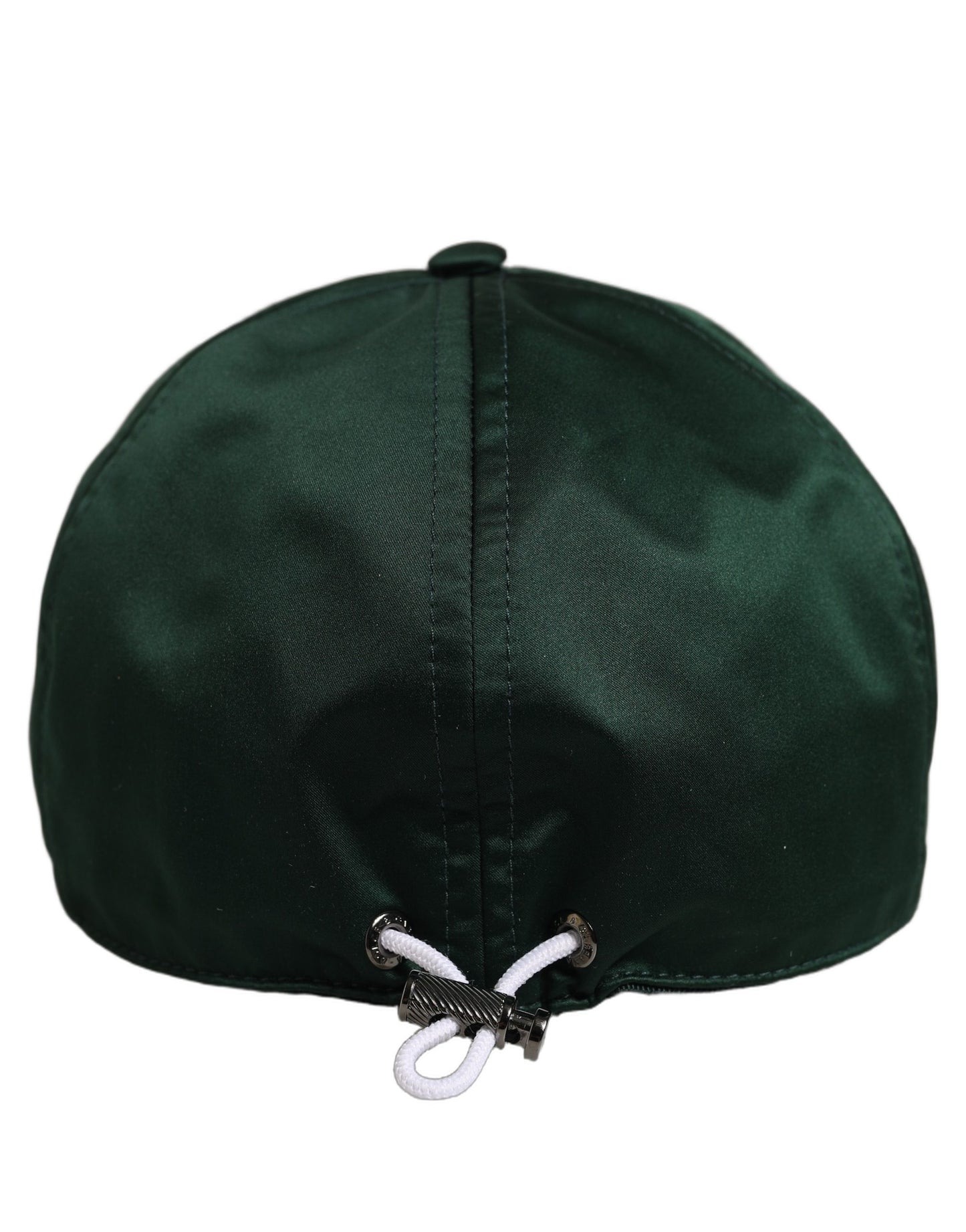 Dolce & Gabbana Men Deep Green Cotton Baseball Cap 6 Panels Hat