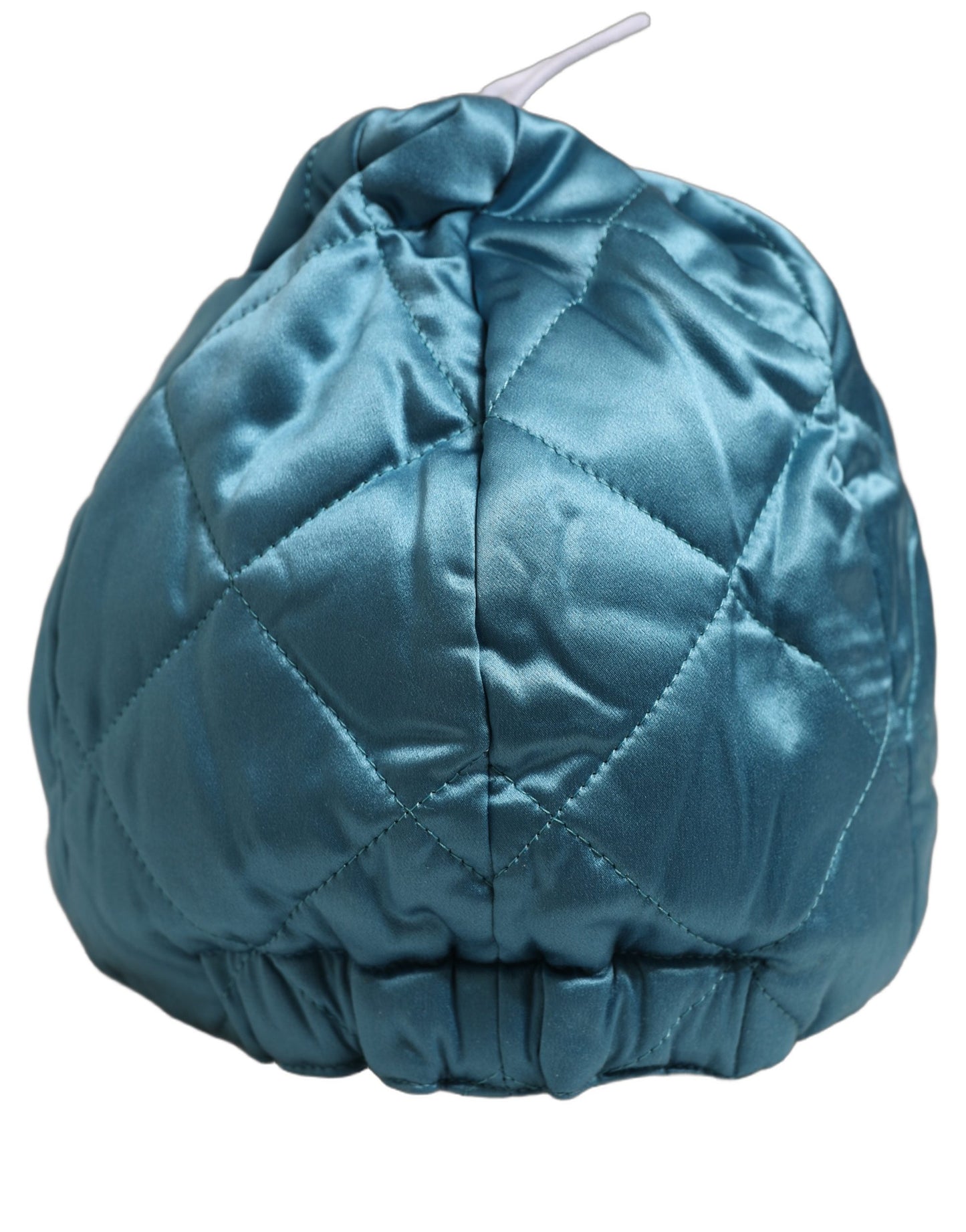 Dolce & Gabbana Men Teal Polyester Quilted Baseball Cap Hat