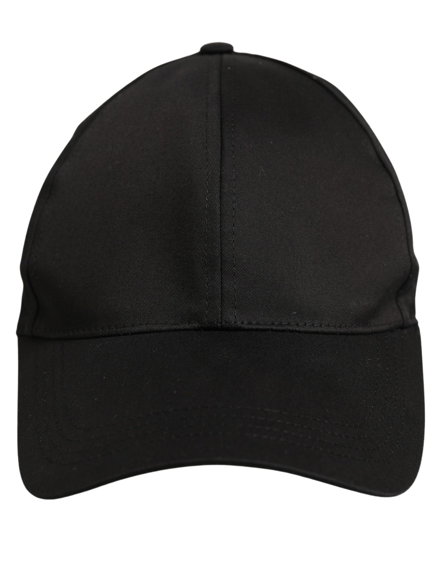 Dolce & Gabbana Men Black Cotton Baseball Cap 6 Panels Hat